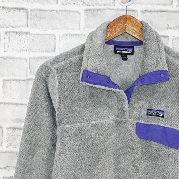 Patagonia Women's Re-Tool Snap T Pullover Jacket Polartec Fleece sz Medium - Picture 5 of 8